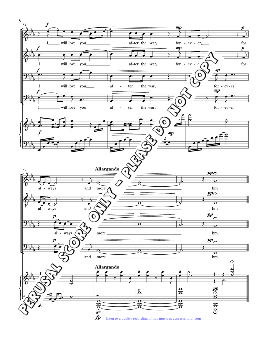 After The War After The War TTBB scores gallery preview page 9