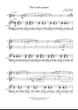 The Lord's Prayer, easy modern setting for SATB, piano and 2 flutes