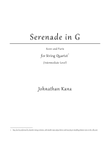 Serenade in G