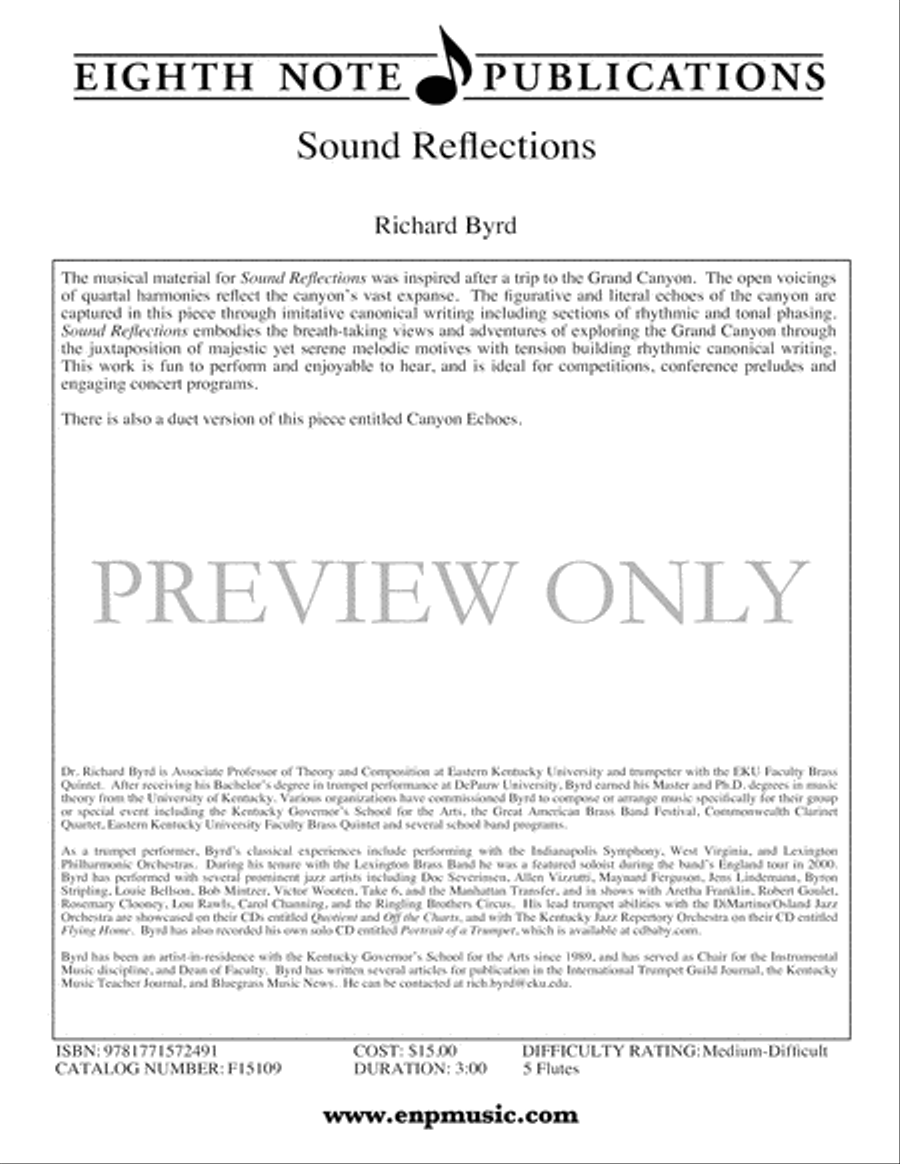 Sound Reflections Sound Reflections Small Ensemble scores gallery preview page 2