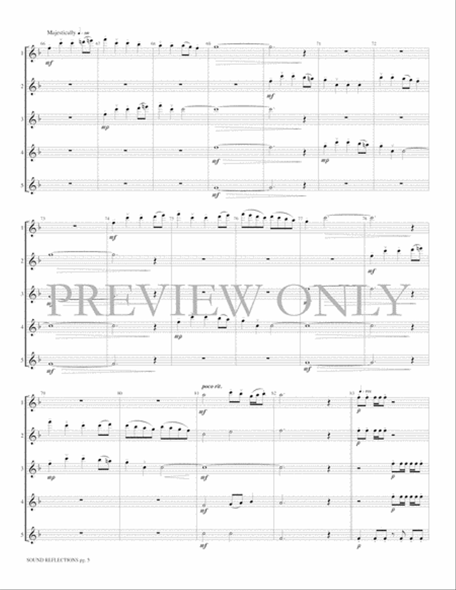 Sound Reflections Sound Reflections Small Ensemble scores gallery preview page 7