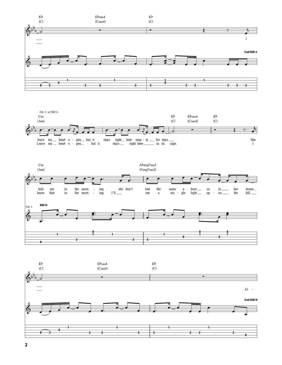 Story Of My Life Story Of My Life Acoustic Guitar scores gallery preview page 2
