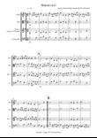 Minuet in G by Bach for String Trio