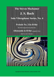 Prelude and Allemanda in B-flat for solo vibraphone