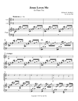 Jesus Loves Me for Piano Trio