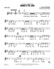 Here's To Life (Key: C minor) - Vocal Solo