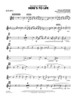 Here's To Life (Key: C minor) - Alto Sax 2