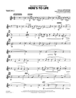 Here's To Life (Key: C minor) - Tenor Sax 2