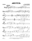 Here's To Life (Key: C minor) - Trombone 1