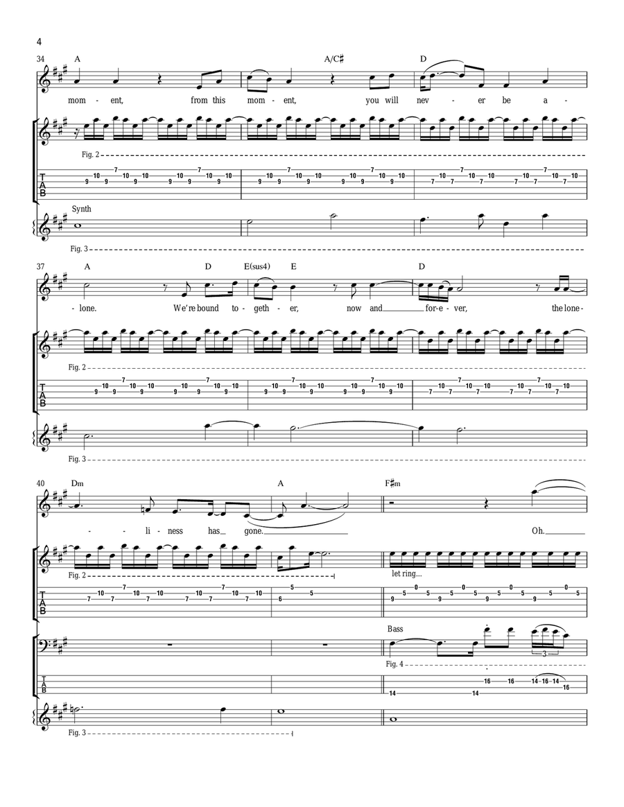 Aftermath Aftermath Acoustic Guitar scores gallery preview page 4