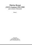 Thérèse Brenet: (5523) Luminet 1991 PH8 for concert band, bassoon 1 part