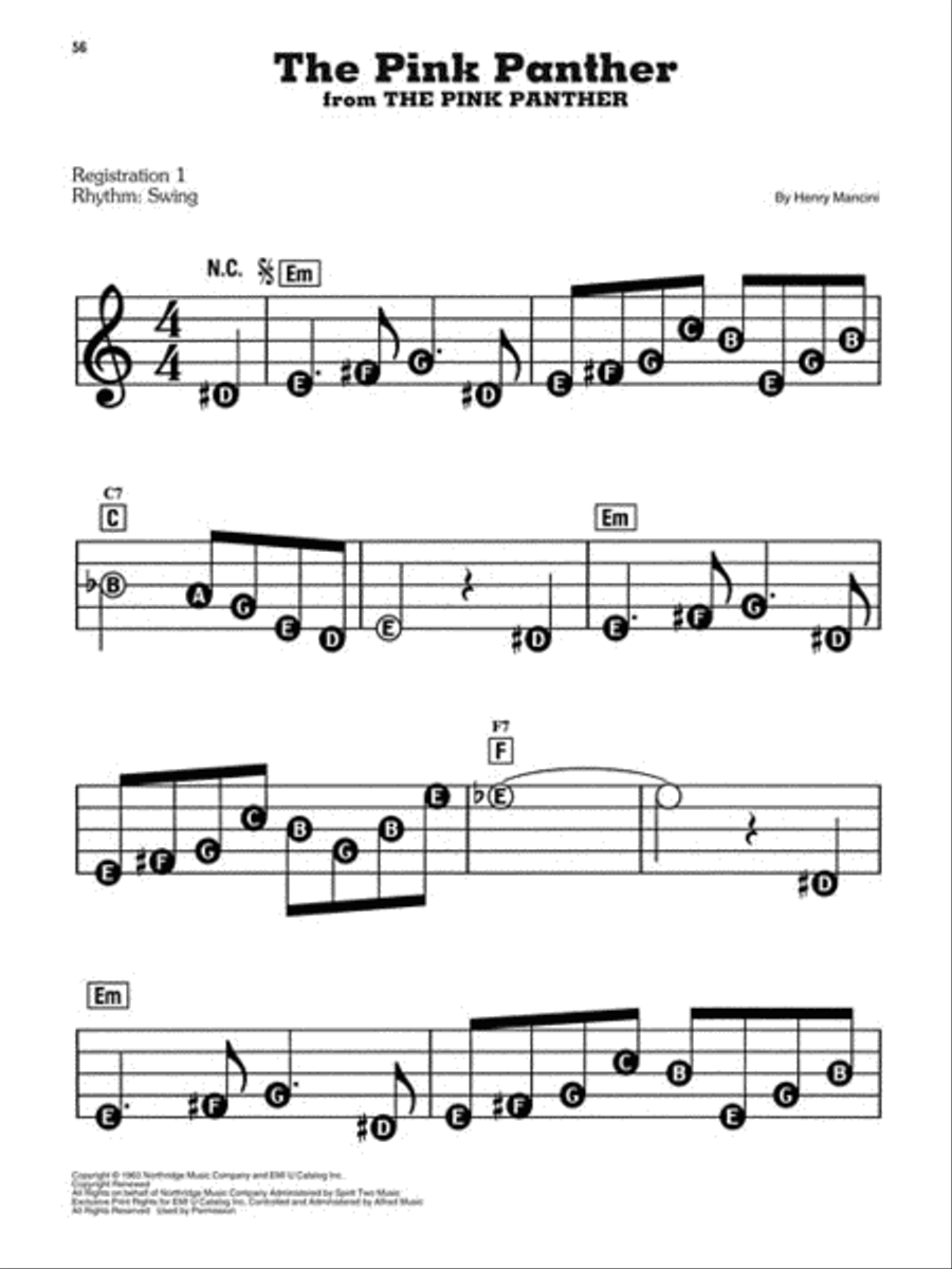 Great Instrumentals Electronic Keyboard scores gallery preview page 5