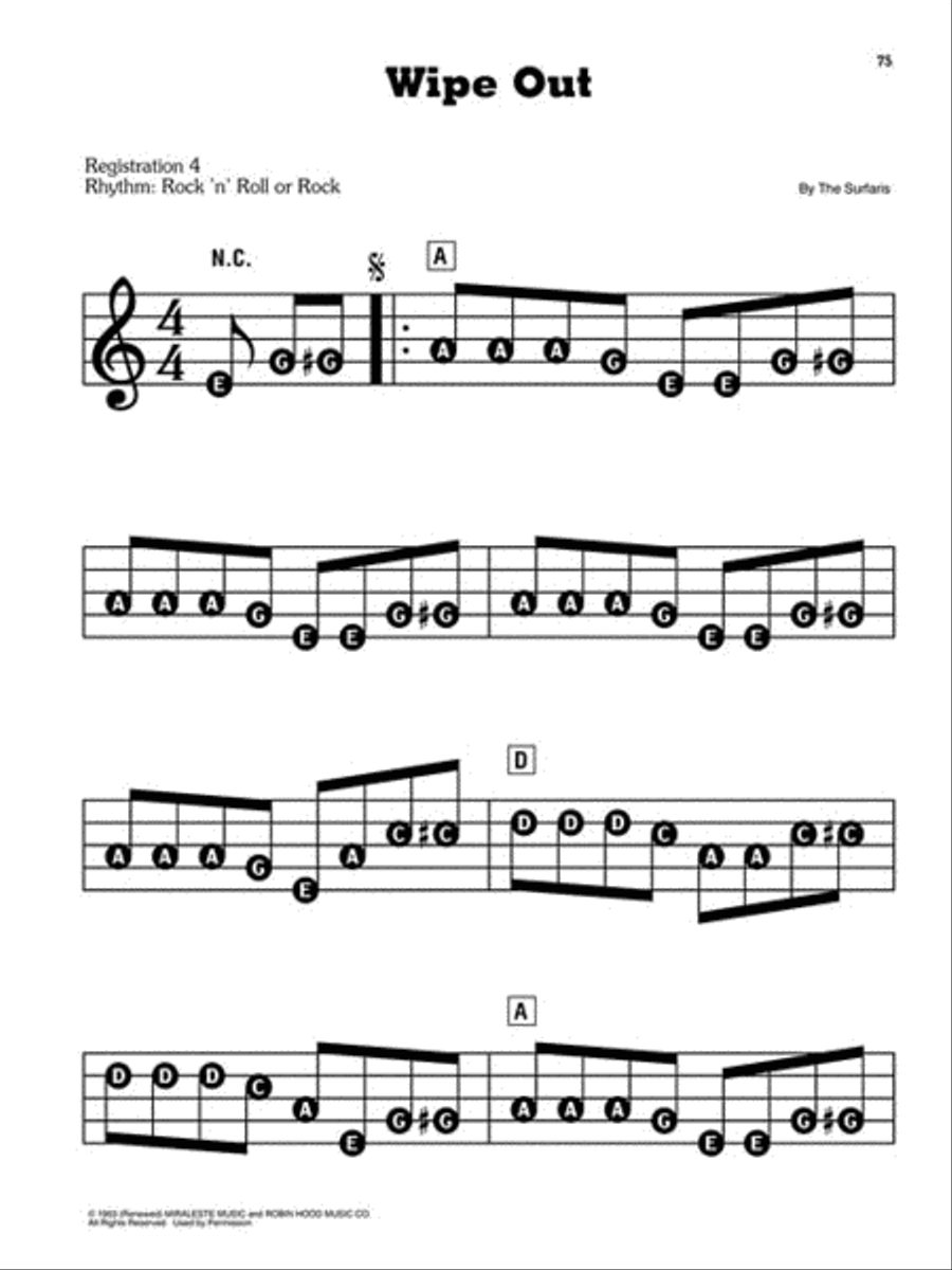 Great Instrumentals Electronic Keyboard scores gallery preview page 6
