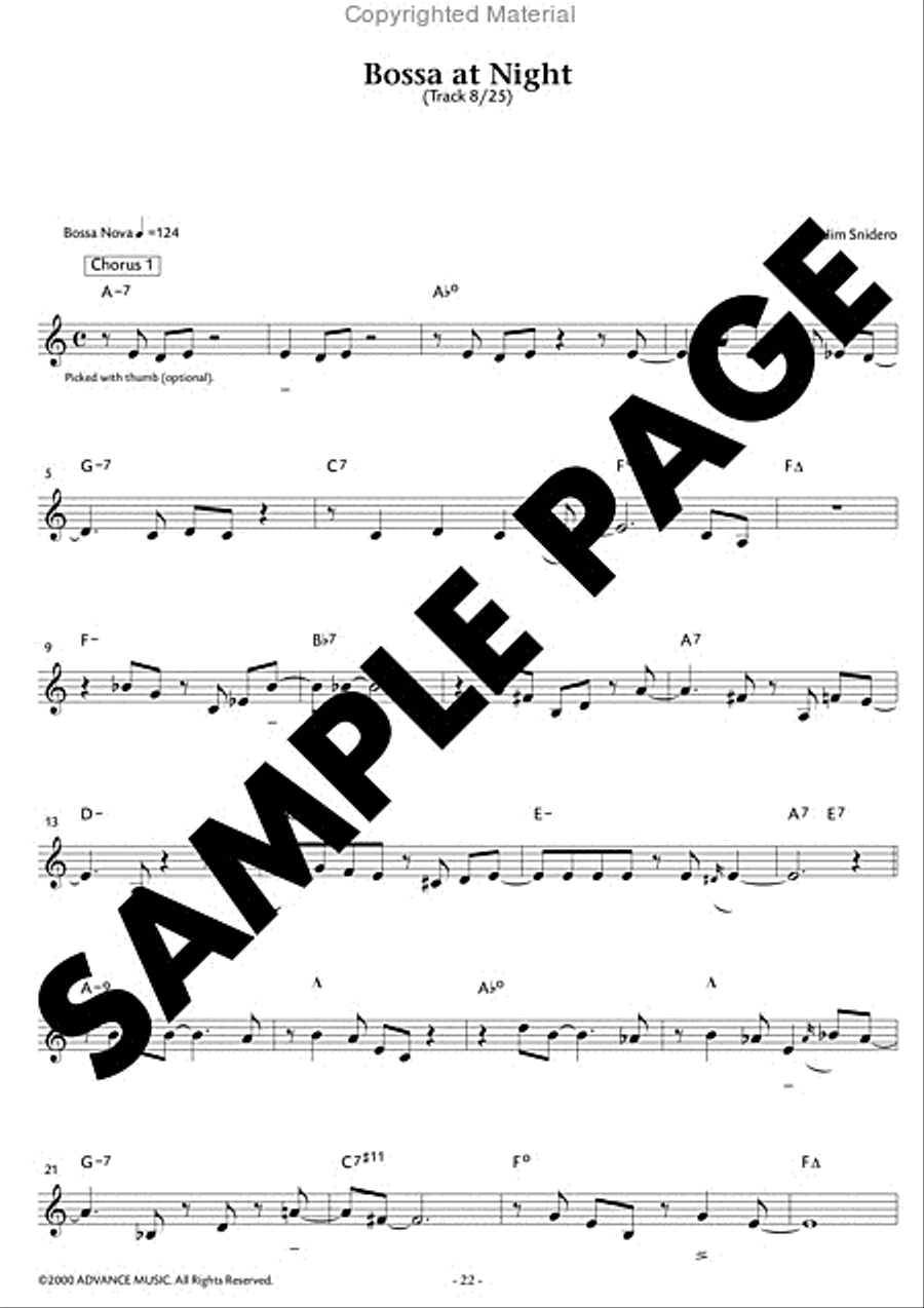 Easy Jazz Conception Guitar Electric Guitar scores gallery preview page 2