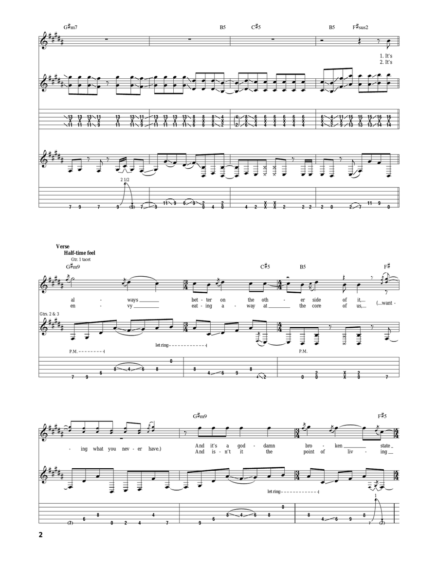 Alpha Alpha Acoustic Guitar scores gallery preview page 2
