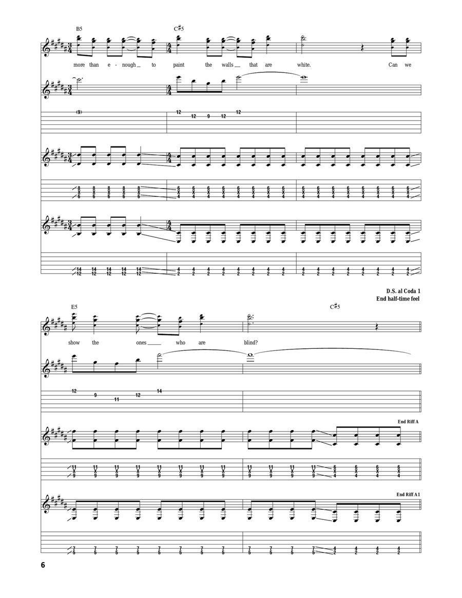 Alpha Alpha Acoustic Guitar scores gallery preview page 6