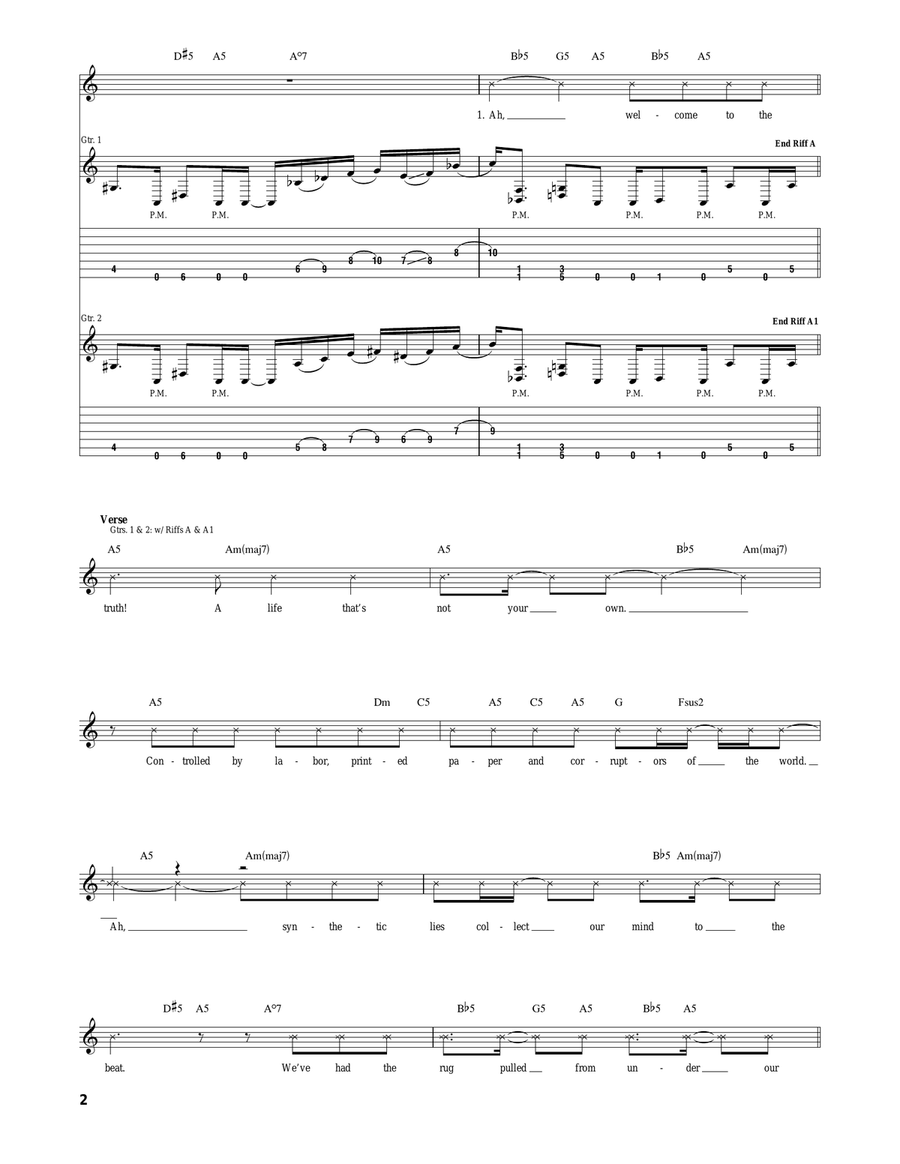Make Total Destroy Make Total Destroy Acoustic Guitar scores gallery preview page 2