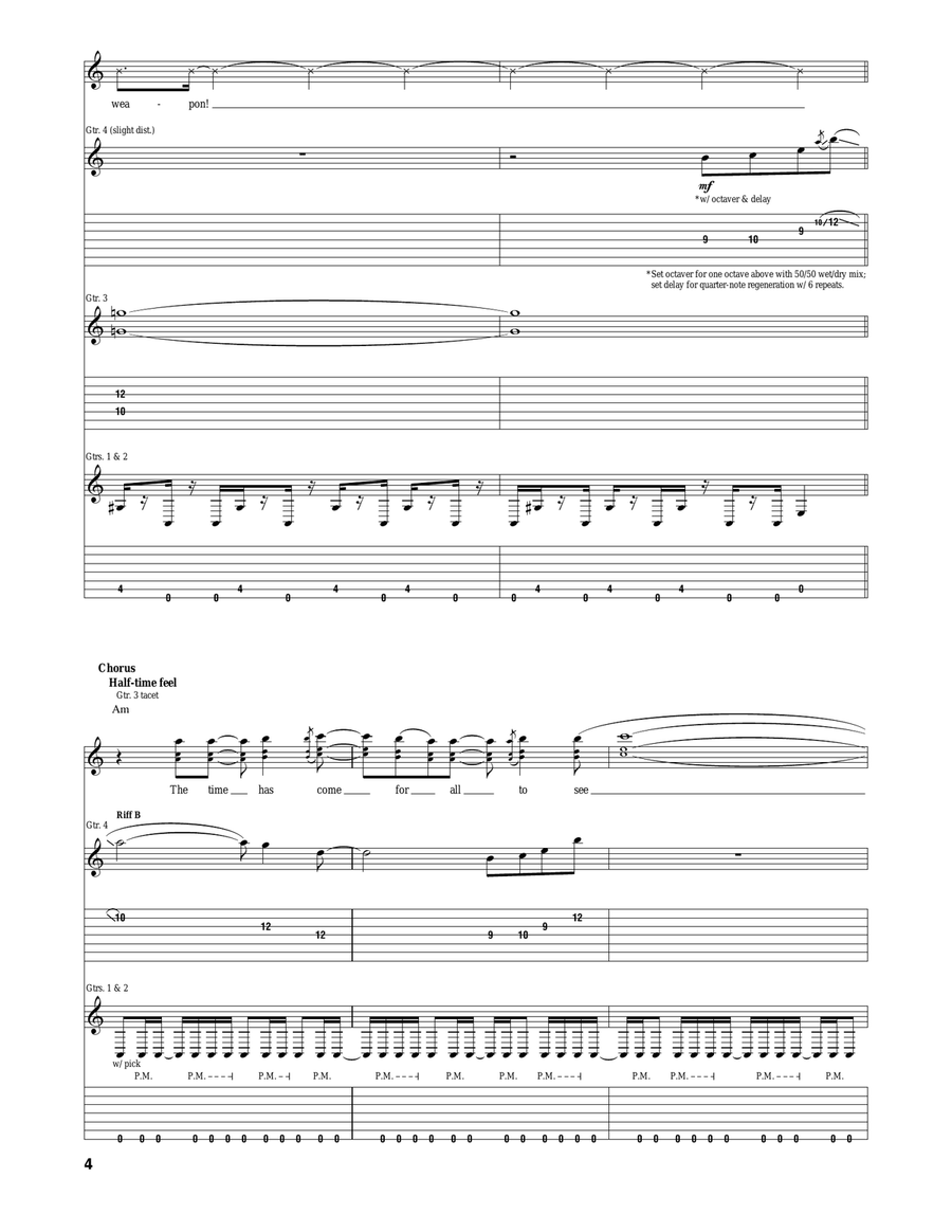 Make Total Destroy Make Total Destroy Acoustic Guitar scores gallery preview page 4