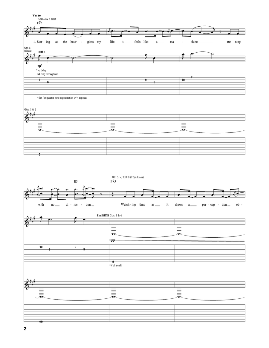 22 Faces 22 Faces Acoustic Guitar scores gallery preview page 2