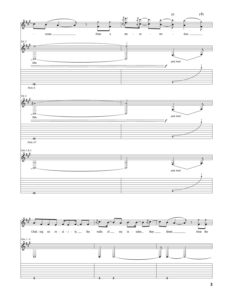 22 Faces 22 Faces Acoustic Guitar scores gallery preview page 3