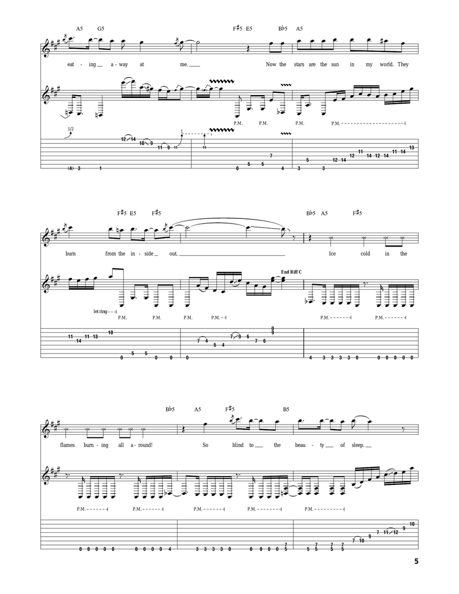22 Faces 22 Faces Acoustic Guitar scores gallery preview page 5