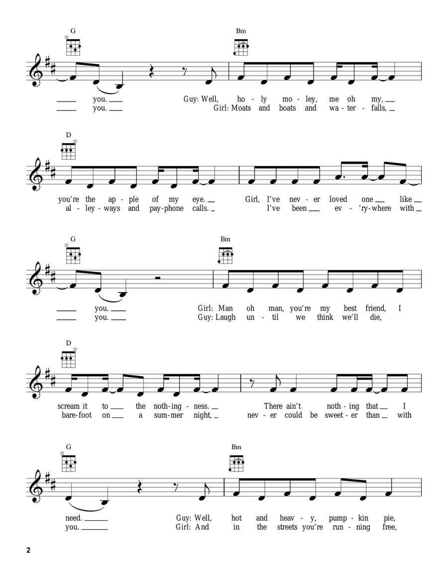 Home Home Ukulele scores gallery preview page 2