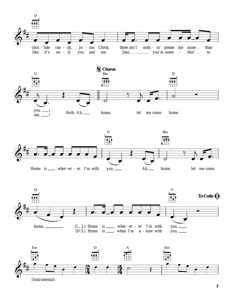 Home Home Ukulele scores gallery preview page 3