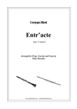 Entr'acte from Bizet's Carmen - for Flute, Clarinet and Piano
