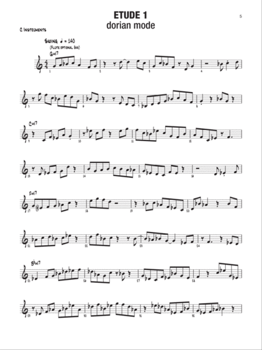 Playing on the Changes C Instrument scores gallery preview page 4