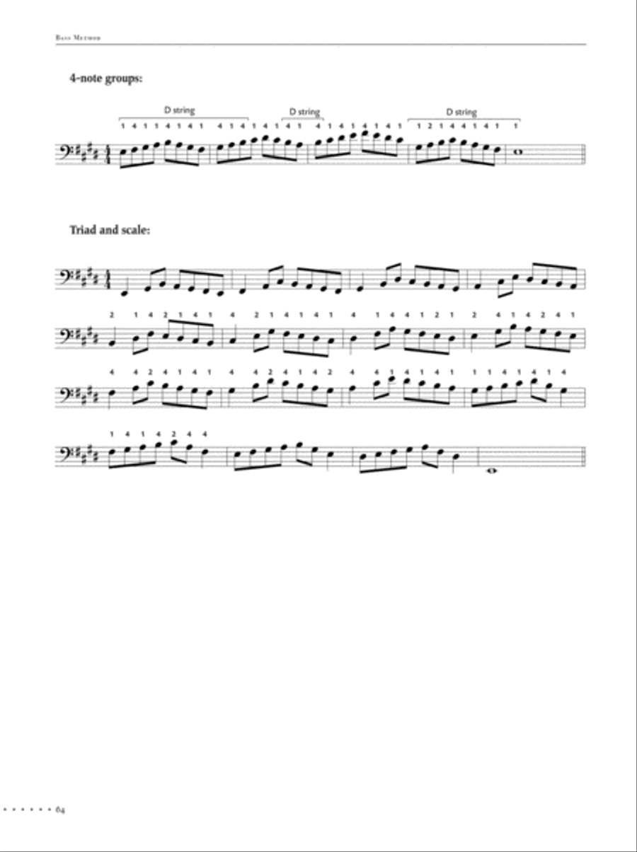 The Michael Moore Bass Method Collection / Songbook scores gallery preview page 15