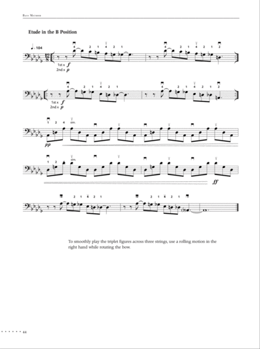 The Michael Moore Bass Method Collection / Songbook scores gallery preview page 10