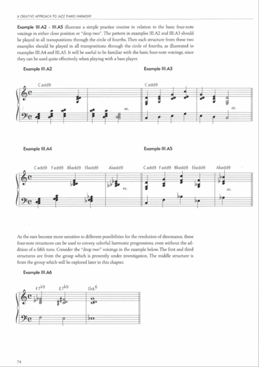 A Creative Approach to Jazz Piano Harmony Piano Method scores gallery preview page 5