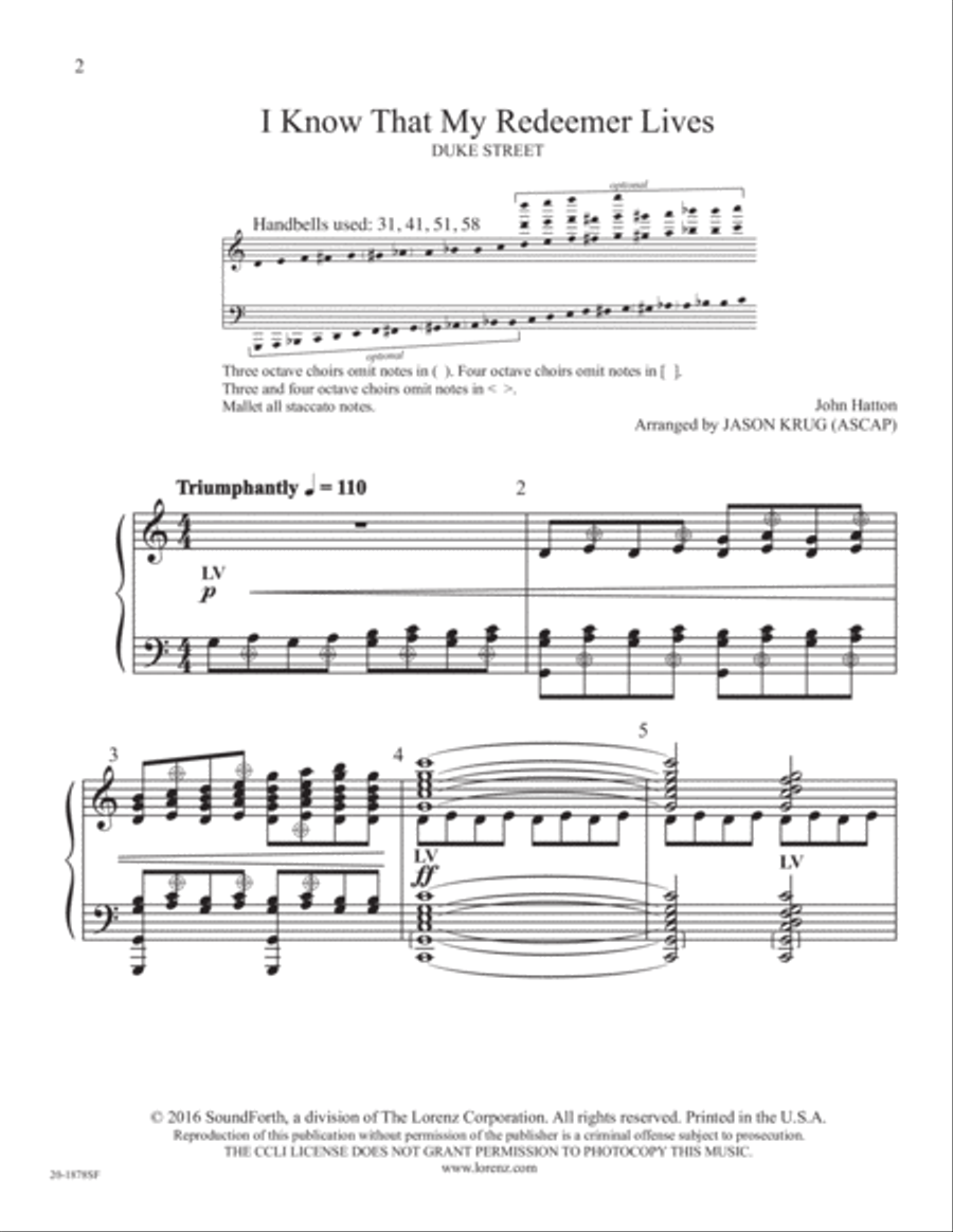 I Know That My Redeemer Lives 5-Octaves scores gallery preview page 2