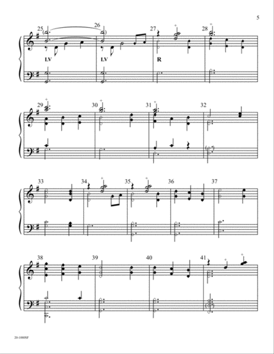 Just As I Am 5-Octaves scores gallery preview page 4