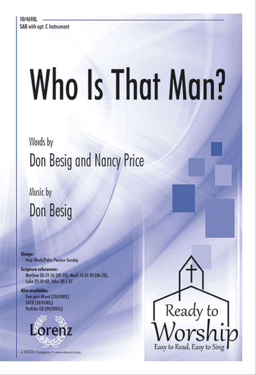 Who Is That Man? Who Is That Man? 3-Part scores gallery preview page 1