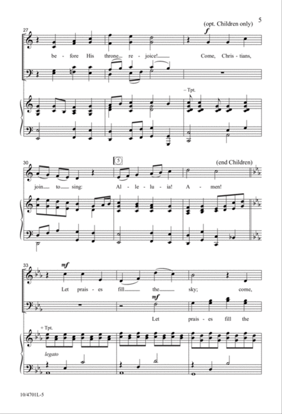 Lift Your Voice and Sing Lift Your Voice and Sing 4-Part scores gallery preview page 5