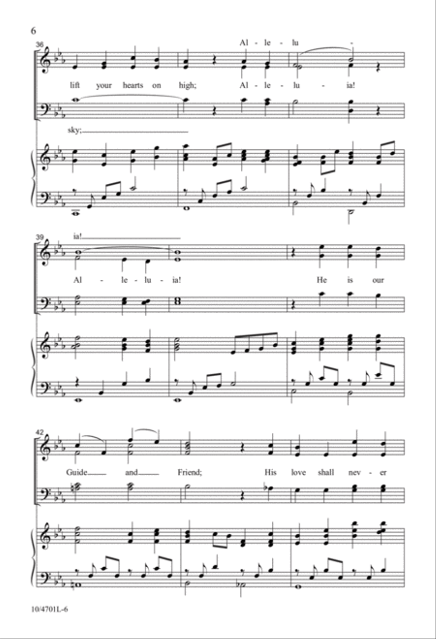 Lift Your Voice and Sing Lift Your Voice and Sing 4-Part scores gallery preview page 6