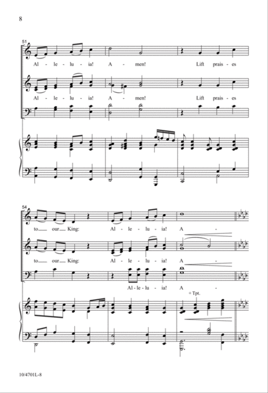 Lift Your Voice and Sing Lift Your Voice and Sing 4-Part scores gallery preview page 8