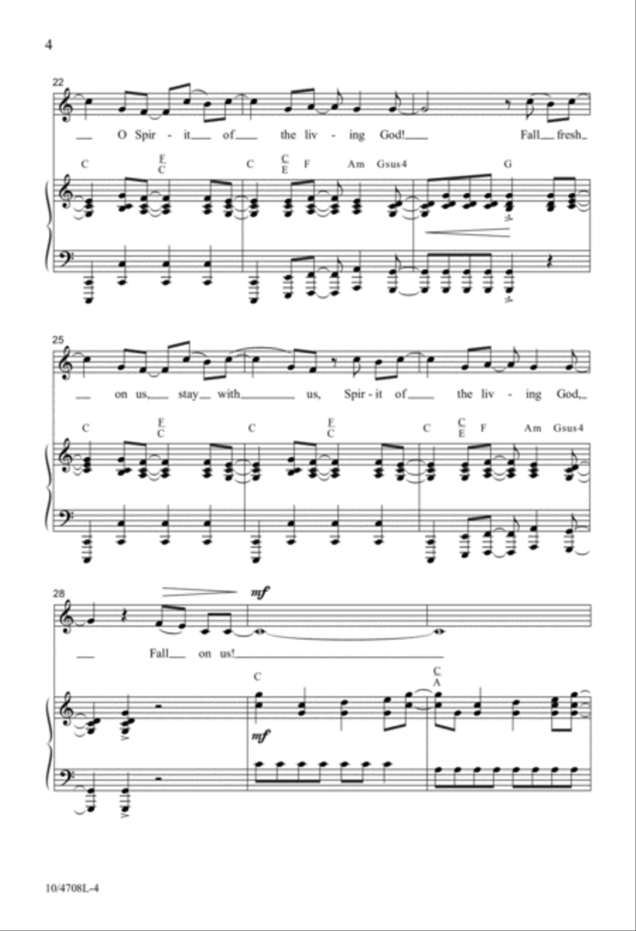 Fall On Us Fall On Us 4-Part scores gallery preview page 4