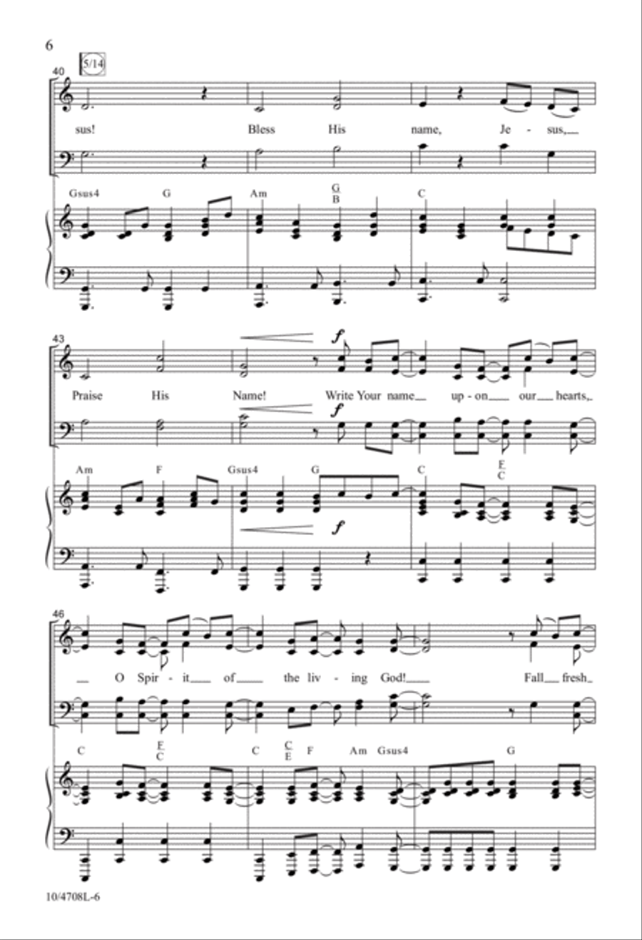 Fall On Us Fall On Us 4-Part scores gallery preview page 6