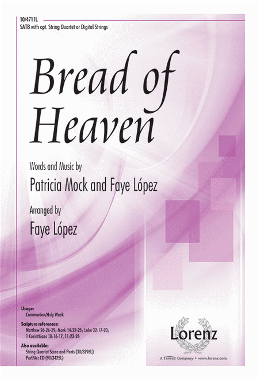Bread of Heaven Bread of Heaven 4-Part scores gallery preview page 1