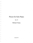 9 Pieces for Piano, op. 18