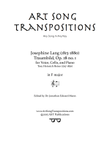 LANG: Traumbild, Op. 28 no. 1 (transposed to F major)