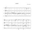 Solitude- for Wind Quartet