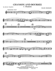 Chanson And Bourree - Eb Baritone Sax