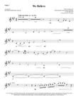 We Believe (arr. Heather Sorenson) - Violin 2