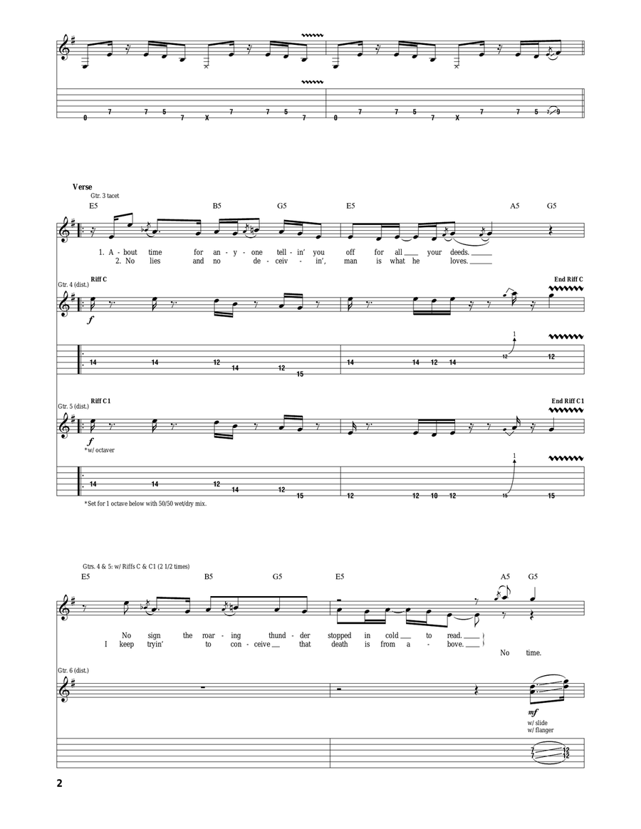 I'm So Sorry I'm So Sorry Acoustic Guitar scores gallery preview page 2