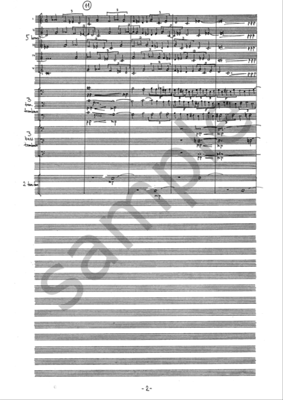 In Memory of Clear Water Piano scores gallery preview page 3