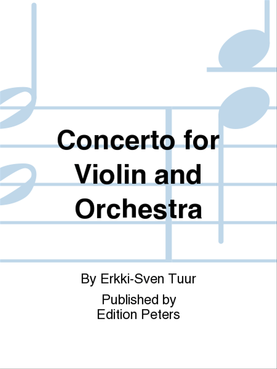 Violin Concerto No. 1 (Full Score) Violin Solo scores gallery preview page 1