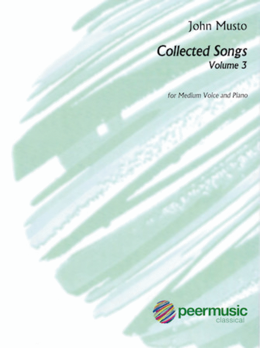 John Musto - Collected Songs: Volume 3 Voice scores gallery preview page 1